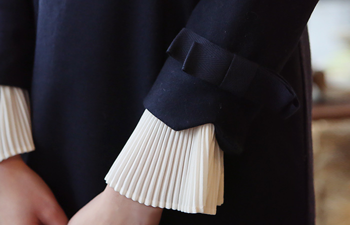 プリッツリボン袖ワンピース（winter）