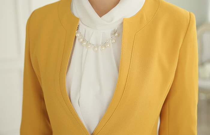 丸め切開カラー無しジャケット