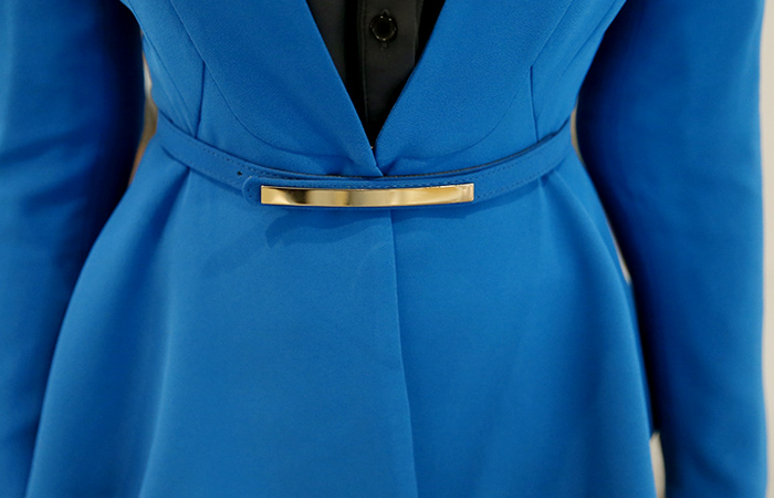 ゴールドバーベルトフレアジャケット