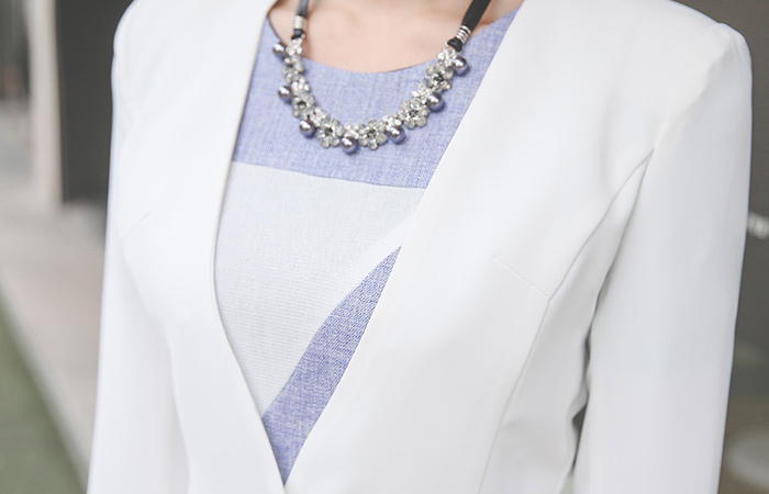 シーポントリミングカラー無しジャケット