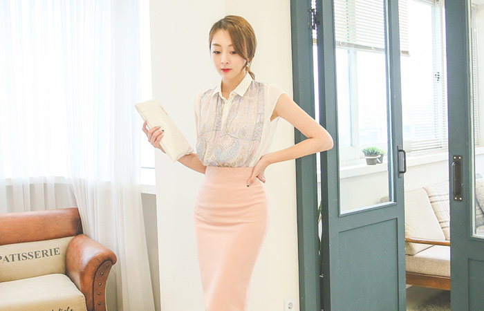 ページ楽しんスカーフツーウェーブラウス