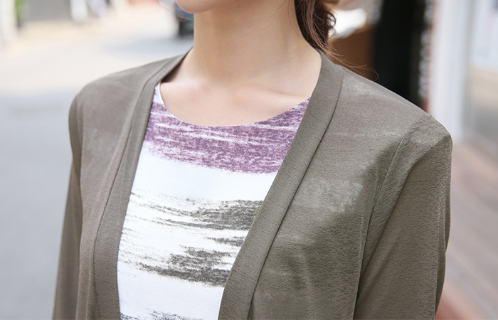 アイススラブロングカーディガン