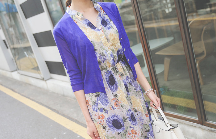 サマーカラーベーシックカーディガン