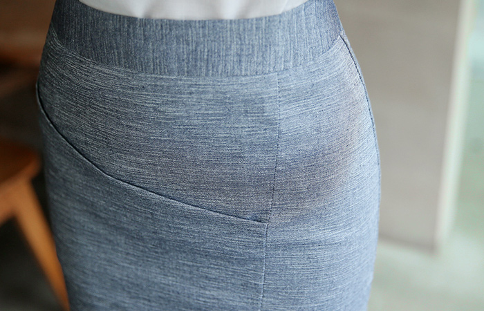 ボカシクールスパンスリットスカート