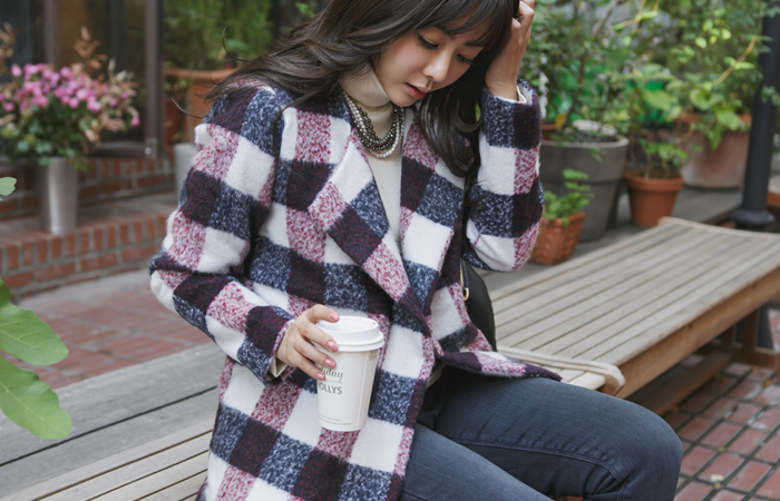 バクシービッグチェックジャケット