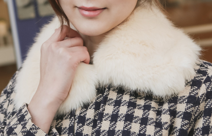 スタンカラーファーマフラー