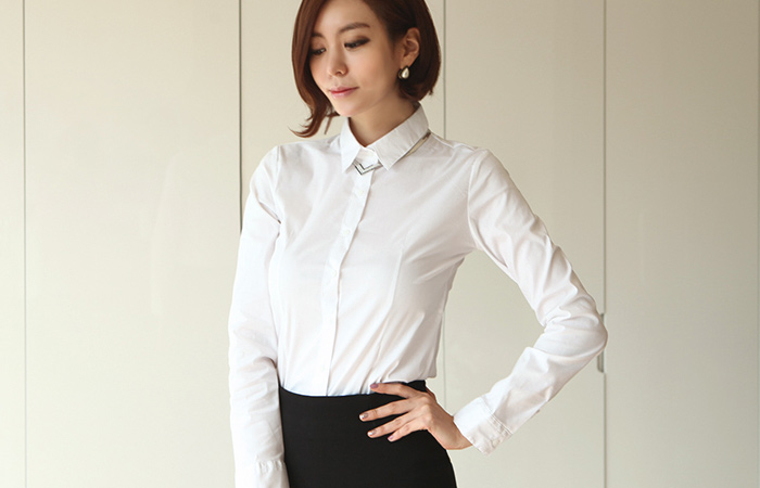 ベーシックカラーシャツ