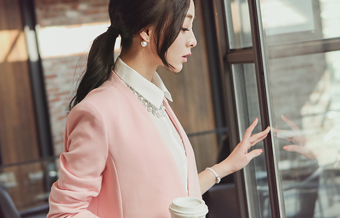 ビッグパールキュービックイヤリング