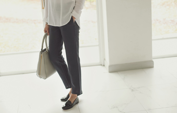 ナチュラルバンディングパンツ