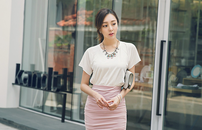 シルキーパールオンバルロングティー