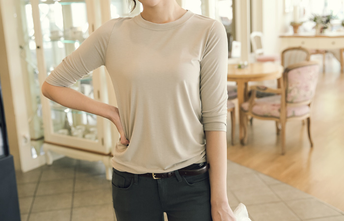 ベーシックテンション7部ロングティー