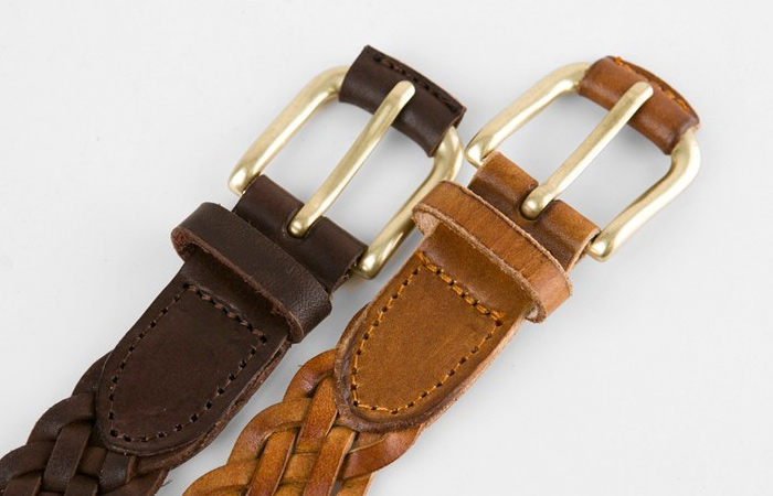 メッシュ編みベルト