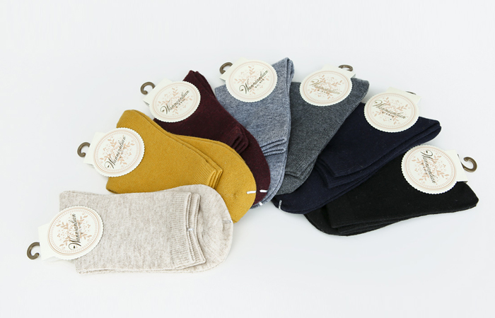 カラフルウールソックス