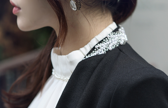 ビーズネックスパンAラインジャケット