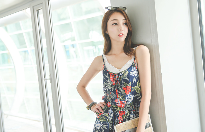 ハワイワイドマキシジャンプスーツ