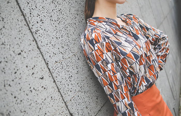 シチズンレーヨンブラウス