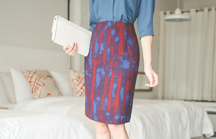 アーティスト筆タッチジャカドゥスカート