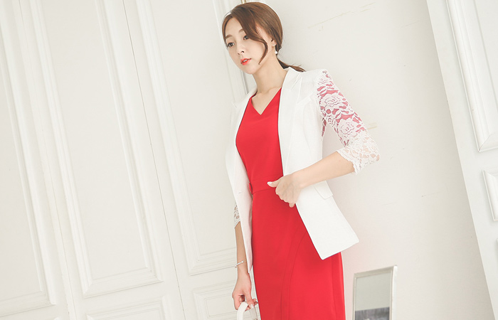 シーツルーレイススリムフィットジャケット