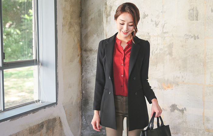 クラシック ダブル テーラード ジャケット(spring)