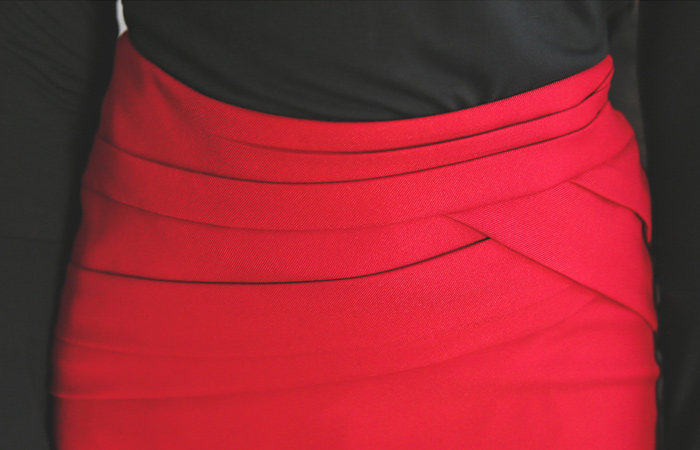 ラプソディフォールドドレープスカート（fall）