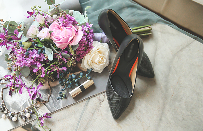 スリムサイドクッションパンプスヒール