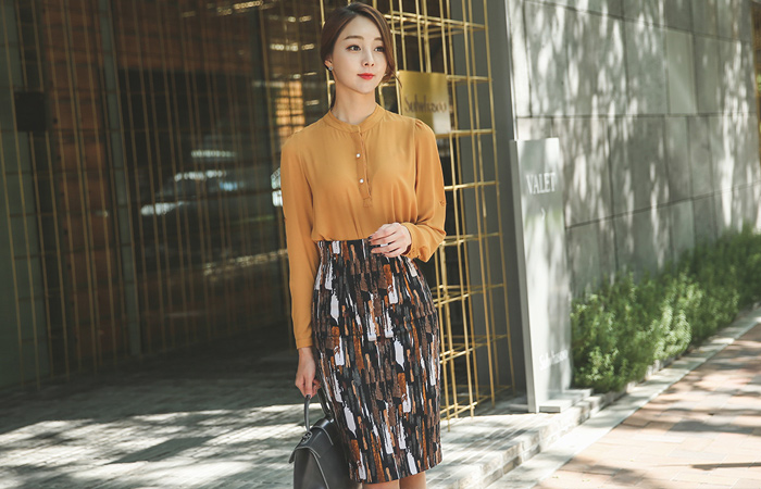 ケリーハイウエストメディアスカート