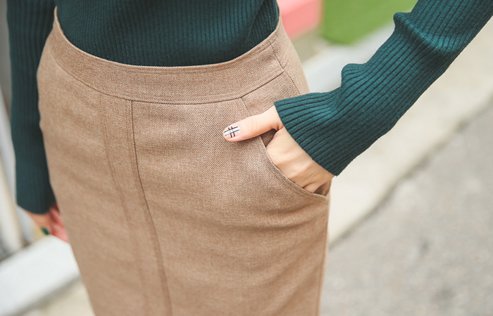 ベーシックポケットボカシスカート