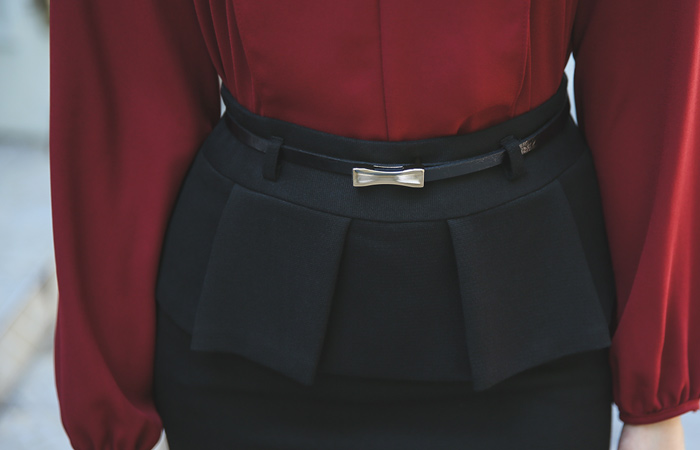 プリッツフェプラムフォーマルスカート