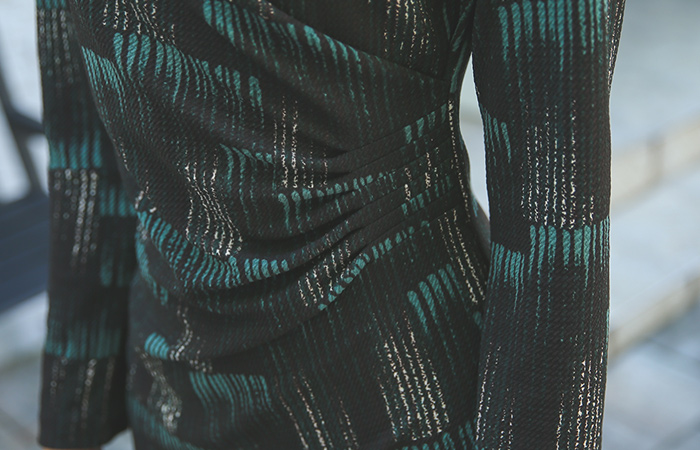 タッチシャーリングラップスパンドレス