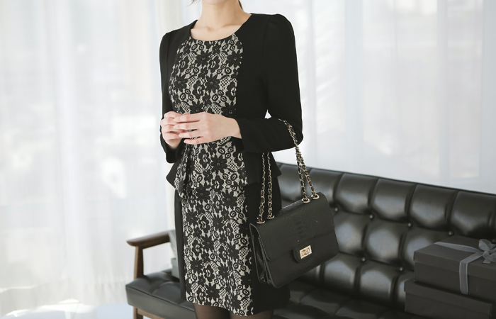 マリアンレイスフェプラムドレス