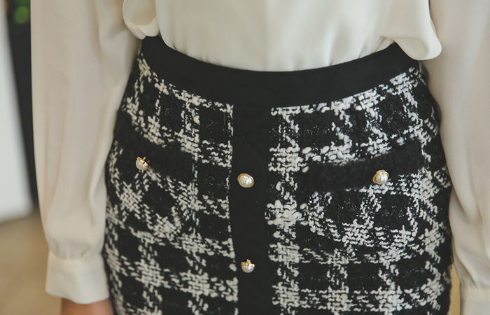 ココレディツイードスカート
