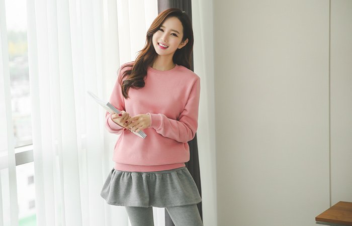 ベーシック起毛マンツーマンティー