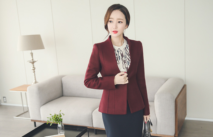 オボロクライニング毛織ジャケット