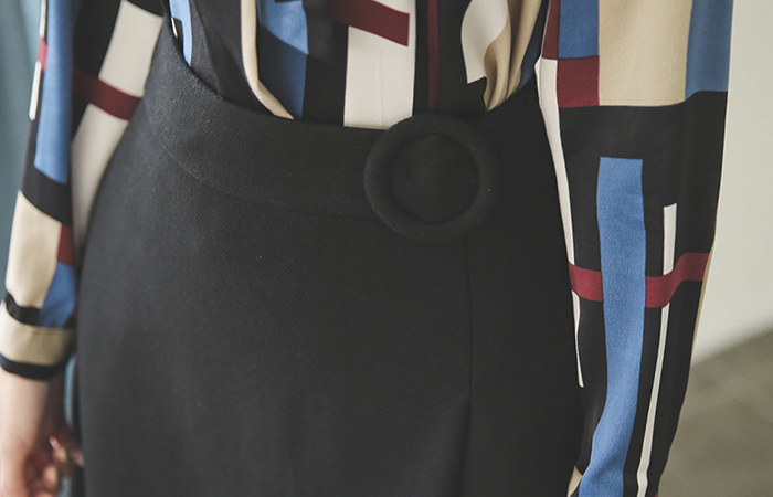 アグネスAラインウールスカート