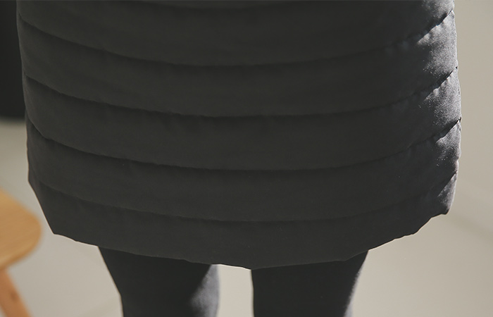 パディングスカート起毛レギンス