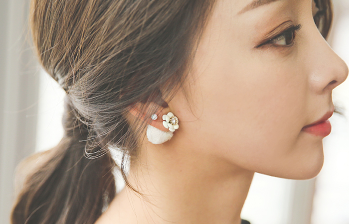 セントポリビッグクラッチイヤリング