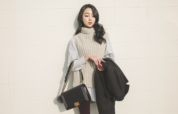 ベーシックトドゥルネクニット・ロングシャツSET