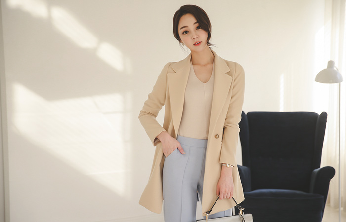 バックパックレザーベルトポイントジャケット