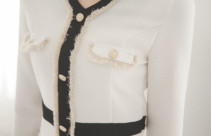 ラグジュアリーゴールドフリンジドレス