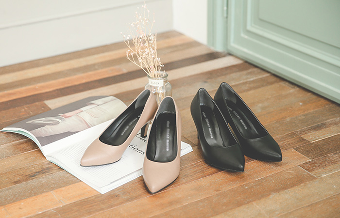 [モデル着用30차]シンプル 라운딩&V ヒール