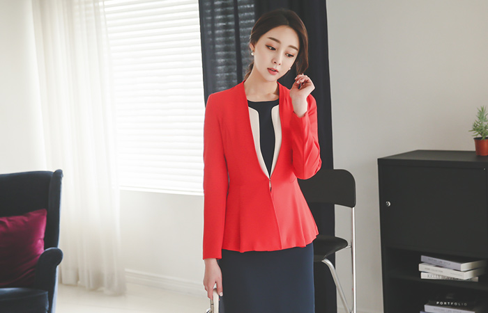 バイアスステッチプリッツジャケット