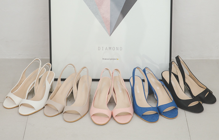 ミニョトーオープンスリングバックサンダル