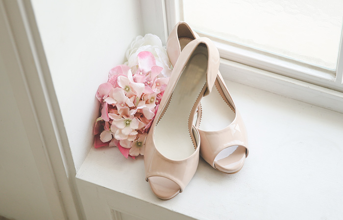 アリスエナメルトーオープンパンプス