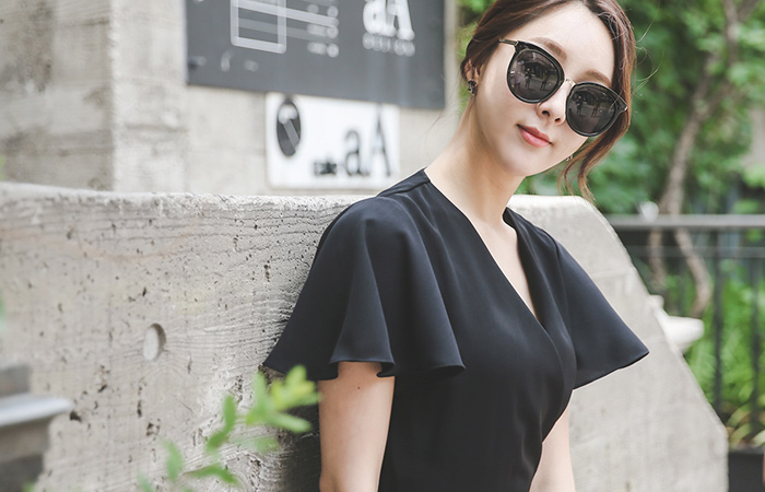 ドレッシー翼小売ラップジャンプスーツ