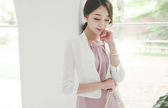 アンサンブルウェーブボレロジャケット