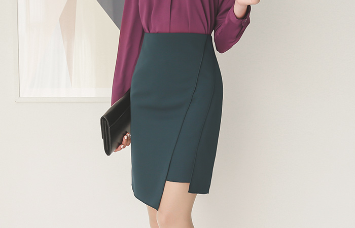 オンバルパイピングカットスカート