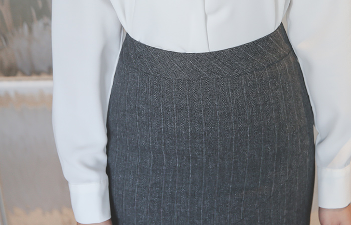 メタリックジャガードマーメイドスカート