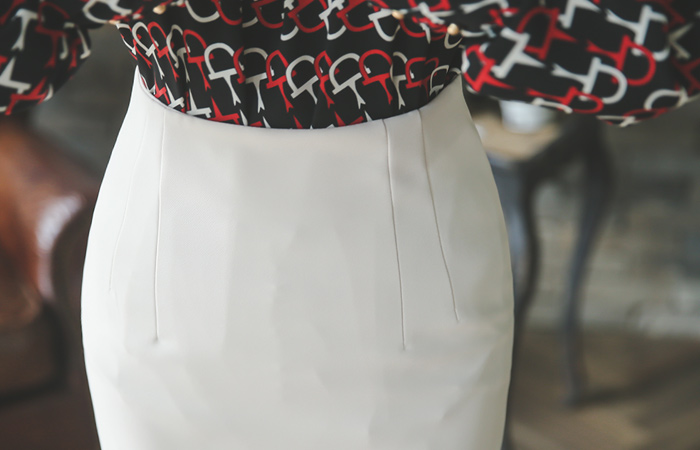 シンプルダーツハイウエストスカート（fall）