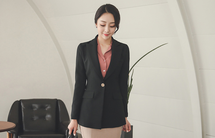 アンティークゴールドワンボタンテイラージャケット