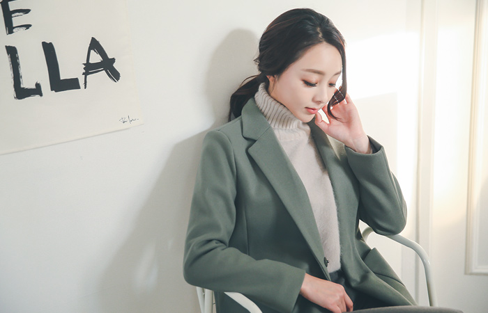 ビッグポケットテイラーベルティードウールコート